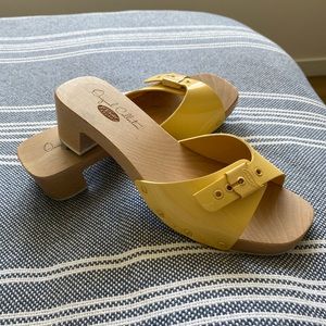 Yellow Clog Sandals - Dr Scholls ✨